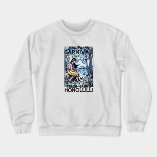 1915 Mid Pacific Carnival, Honolulu Hawaii Crewneck Sweatshirt